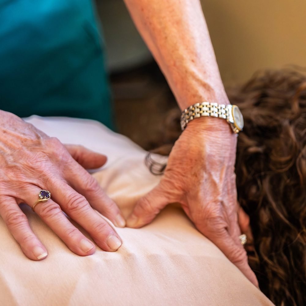 Brenda working on R shoulder